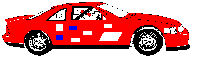 red race car